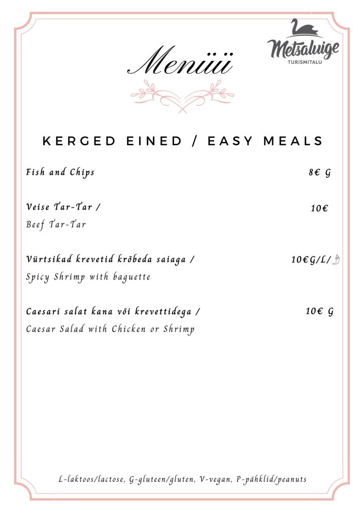 metsaluige-restoran-kerge-eine Metsaluige restoran kerge eine