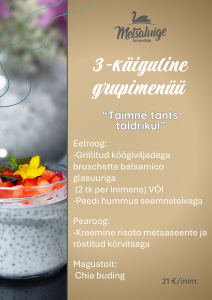 3-kaiguline-grupimenuu-taimne-tants-taldrikul 3-käiguline grupimenüü taimne tants taldrikul