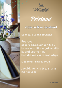 klassikaline-peielaud-metsaluige-turismitalu Klassikaline peielaud Mestaluige Turismitalu