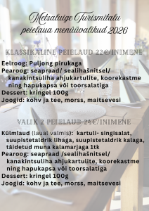 peielaud-menuu-metsaluige-turismitalu Peielaud menüü Metsaluige turismitalu